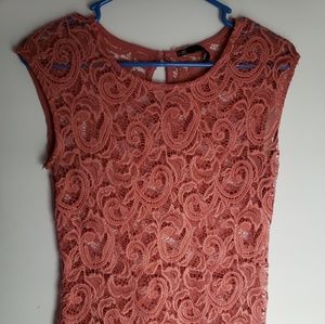 💥FINAL PRICE💥 All Over Lace Sleeveless Blouse